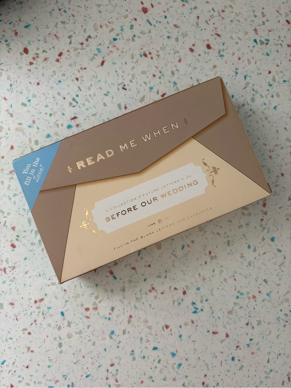 “Read me when” letters - before our wedding